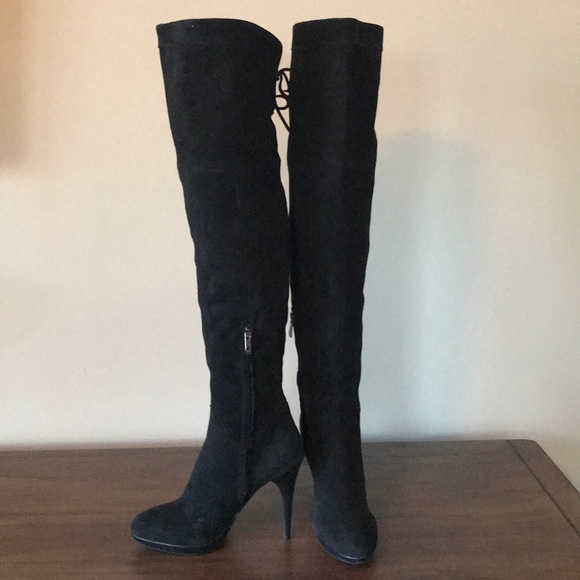Sam Edelman Kayla Over the Knee Suede Boots - Picture 1 of 5